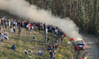 Ott Tanak (EST) and Martin Jarveoja (EST) drive a Hyundai i20 N Rally1 during SS11 Sever /...