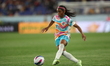 San Diego Wave FC defender Perle Morroni #75 participates in the National Women's Soccer L...