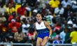 Roberta Bruni of Italy competes in the women's Pole Vault final at the Diamond League Doha...