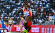 Ilionis Guillaume of France competes in the women's Triple Jump at the Diamond League Doha...