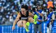 Senni Salminen of Finland competes in the women's Triple Jump at the Diamond League Doha M...
