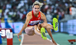 Neja Filipic of Slovenia competes in the women's Triple Jump at the Diamond League Doha Me...