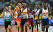 Masalela Tshepiso of Botswana competes in the men's 800m final at the Diamond League Doha...