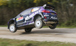 Pierre-Louis Loubet (FRA) and Nicolas Gilsoul (BEL) drive a Ford Fiesta MKII Rally2 during...