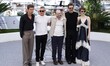 Austin Butler, Joaquin Phoenix, Ari Aster, Pedro Pascal and Emma Stone  during the ''Eddin...