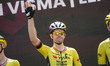 Wout Van Aert of Belgium and Team Visma Lease a Bike prior to the 108th Giro d'Italia 2025...