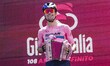 Primoz Roglic of Slovenia and Team Red Bull - BORA - hansgrohe stands before the 108th Gir...
