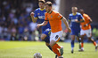 Sam Austin of Notts County is on the ball during the Sky Bet League 2 Play Off Semi Final...