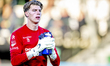 De Graafschap goalkeeper Ties Wieggers participates in the match between Dordrecht and De...