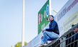 Supporters of De Graafschap attend the match between Dordrecht and De Graafschap (play-off...