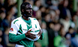 FC Dordrecht forward Jaden Slory participates in the match between Dordrecht and De Graafs...