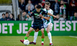De Graafschap forward Tristan van Gilst and FC Dordrecht defender Sem Valk play during the...