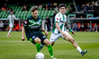 De Graafschap forward Reuven Niemeijer and FC Dordrecht midfielder Gabriele Parlanti parti...