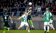 FC Dordrecht forward Devin Haen and De Graafschap defender Rio Hillen participate in the m...