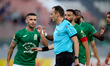 Match referee Slobodan Petrovic reacts during the Meridianbet FA Trophy 24/25 semi-final s...