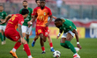 Elvis Mashike Sukisa (right) of Floriana is in action during the Meridianbet FA Trophy 24/...