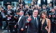 Quentin Tarantino and Daniella Tarantino attend the ''Nouvelle Vague'' (New Wave) red carp...