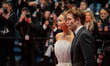 Jennifer Lawrence and Robert Pattinson attend the ''Die My Love'' red carpet at the 78th a...