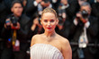 Jennifer Lawrence attends the ''Die My Love'' red carpet at the 78th annual Cannes Film Fe...