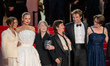 In Cannes, France, on May 17, 2025, Justine Ciarrocchi, Jennifer Lawrence, Sissy Spacek, R...