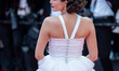 Zoey Deutsch departs the ''Nouvelle Vague'' (New Wave) red carpet at the 78th annual Canne...