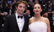Robert Pattinson and Jennifer Lawrence  during  the ''Die My Love'' red carpet at the 78th...