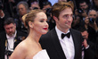 Robert Pattinson and Jennifer Lawrence  during  the ''Die My Love'' red carpet at the 78th...
