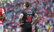 Otamendi plays during the Liga Portugal match between SC Braga and SL Benfica at Estadio M...