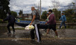 Floods occur in Campana, Buenos Aires Province, on May 17, 2025. 
