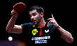 Patrick Franziska of Germany competes against Cheng-Ting Liao of Chinese Taipei during the...