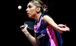 Bernadette Szocs of Romania competes against Wegrzyn Katarzyna of Poland during the women'...