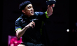 Alfred Dela Pena of New Zealand competes against Mohammed Abdulwahhab of Qatar during the...