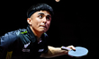 Alfred Dela Pena of New Zealand competes against Mohammed Abdulwahhab of Qatar during the...