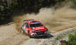 Driver Yohan Rossel and co-driver Arnaud Dunand of the team PH Sport Citroen C3 Rally2 fac...