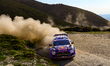 Driver Diogo Salvi and co-driver Axel Coronado of the M-Sport Ford WRT, Ford Puma Rally1,...