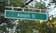 A man and a woman are shot at 177 Adelphi Street in Fort Greene, Brooklyn, New York, Unite...
