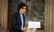 Rachida Dati, French Minister of Culture, speaks during the Artistic and Cultural Audacity...