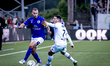 FC Den Bosch forward Danny Verbeek and SC Telstar forward Mohamed Hamdaoui play during the...