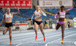 Patrizia van der Weken competes during the Janusz Kusocinski Memorial in Chorzow, Poland,...