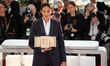 Nadia Melliti, winner of the Best Actress Award for ''The Little Sister'', poses with the...