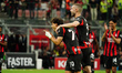 Joao Felix (AC Milan) celebrates the goal during the Italian championship Serie A football...