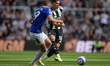William Osula of Newcastle United plays during the Premier League match between Newcastle...