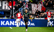 FC Twente forward Younes Taha is disappointed after the goal by AZ Alkmaar forward Ibrahim...