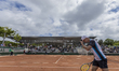 Marton Fucsovics plays against Tristan Schoolkate during the match at the Roland Garros Gr...