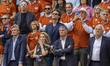 Tony Nadal and the Nadal Team attend the special honor ceremony for Rafael Nadal at the Ro...