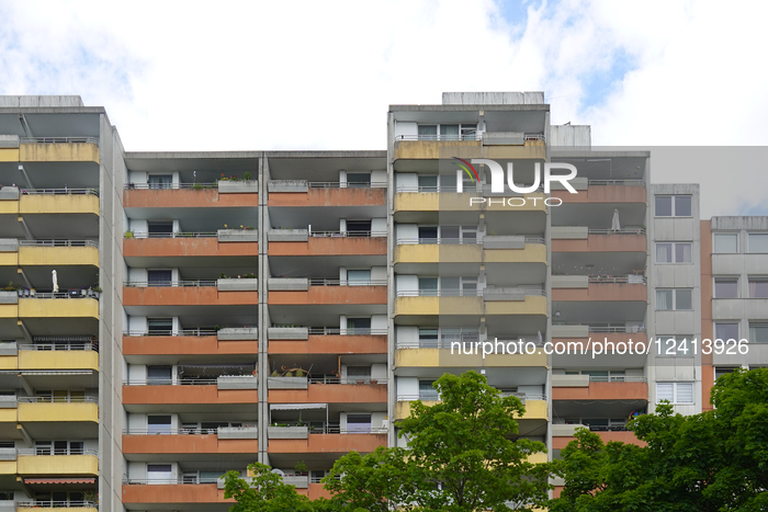 Residential Blocks In Munich Neuperlach