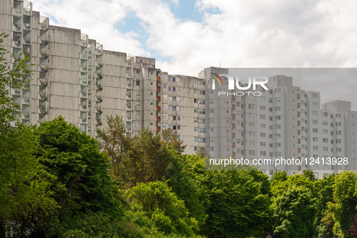 Residential Blocks In Munich Neuperlach