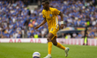 Simon Adingra of Brighton & Hove Albion is on the ball during the Premier League match bet...