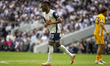 Destiny Udogie of Tottenham Hotspur plays during the Premier League match between Tottenha...