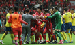 Teammates of Toluca and America confront each other during the second leg match final betw...